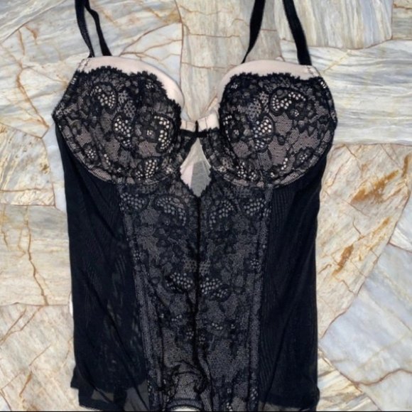 New Dream Angels Floral Lace Rings Bustier Corset - Picture 2 of 16